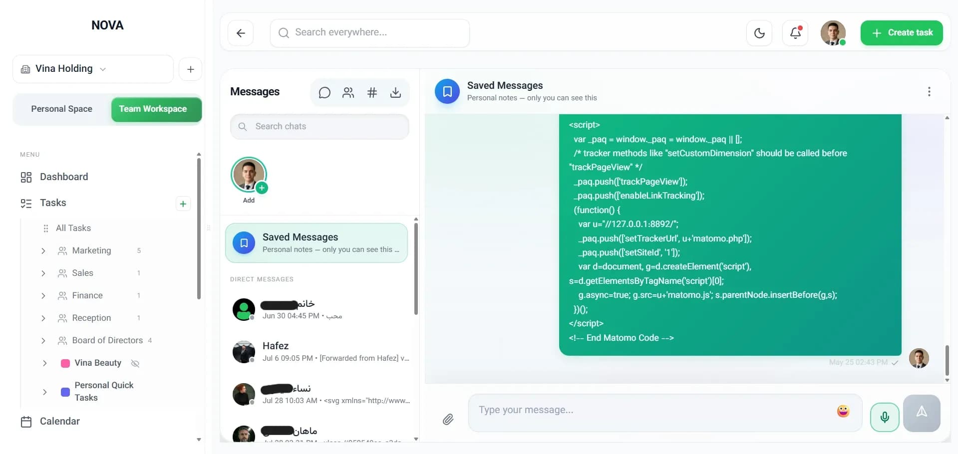 نسخه واکنشگرا و وباپلیکیشن قابل نصب (PWA) نوا روی موبایل